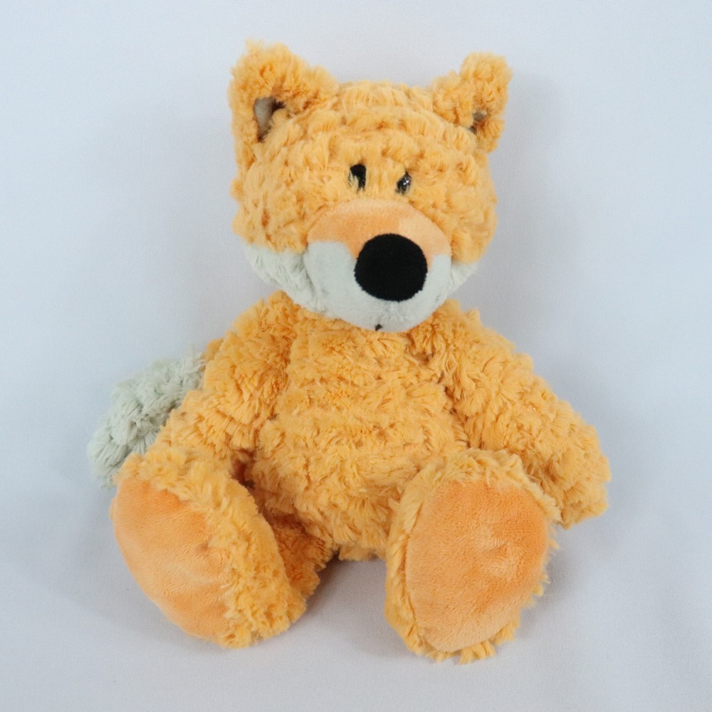 Nat & Jules Demdaco Orange Russet Floppy Fox Plush Stuffed Animal 14"